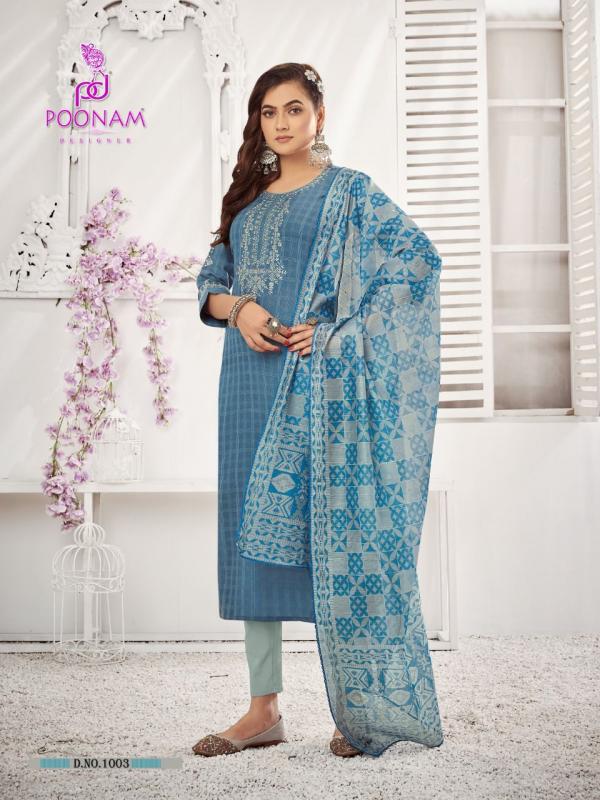  Poonam Maharani Exclusive Wear Rayon Designer Readymade suit